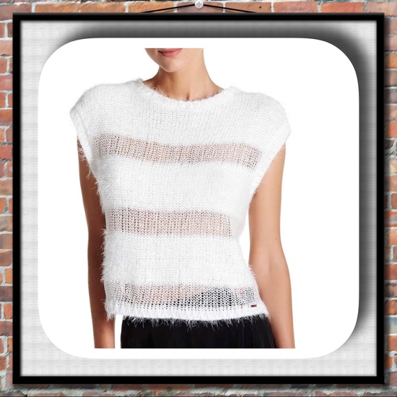 Philanthropy Sweaters - Philanthropy Cap Sleeve Sweater
